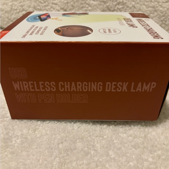 LED Desk Lamp with Wireless Charger/Pen Holder Home Office Table Lamps Light NIB - Picture 6 of 6
